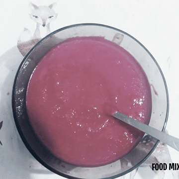 Blueberry and Apple puree