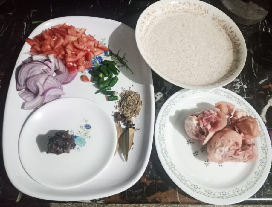 Ingredients for One-Pot Chicken biryani recipe