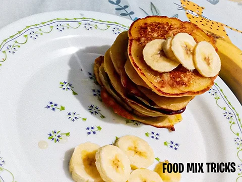 Egg and Banana soft pancakes