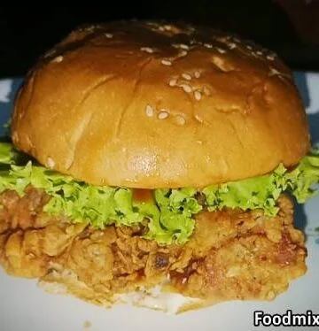 Zinger burger KFC style